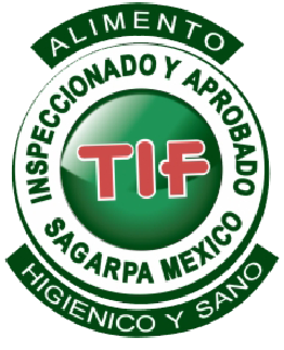 Sello TIF de inspeccionado y aprobado